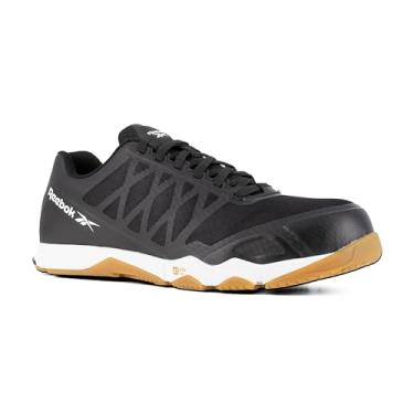 Imagem de Reebok Tênis de trabalho masculino Rb4450 Speed Tr Safety Toe atlético preto, Preto, 8.5 Wide