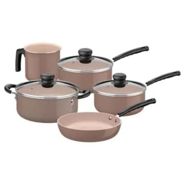 Imagem de Jogo Panelas Alum 5Pc Capuccino