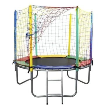 Imagem de Cama Elástica 1,83 m Canguri Lona Preta Importada