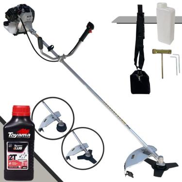 Imagem de Roçadeira Profissional Tbc43h Toyama 43cc + Óleo Toyama 2t