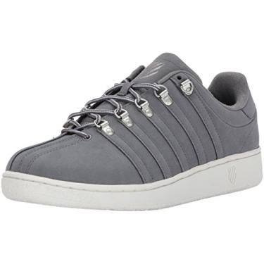 Imagem de K-Swiss Tênis masculino clássico VN SE, Carvão/Lírio Branco, 10