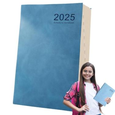 Imagem de Caderno planejador de tempo | Agenda diária 2025 - Agenda de capa dura de produtividade, organizador de tempo, para estudantes