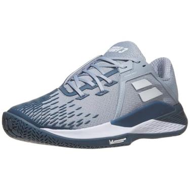 Imagem de Babolat Tênis De Tênis Masculino Propulse Fury All Court (Cinza/Branco, Sistema De Tamanhos De Calçados Dos Eua, Adulto, Masculino, Numérico, Médio, 11)