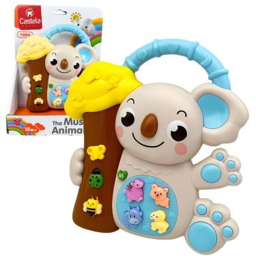 Imagem de Brinquedo Teclado Musical Infantil Coala Som Luz Castela