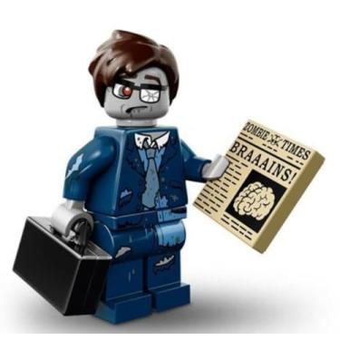 Imagem de Lego mini figure series 14 businessmen Zombie Zombie Businessman [71010-13] by LEGO