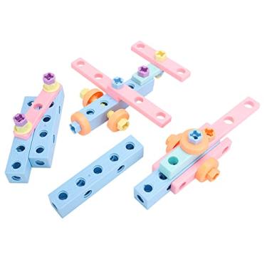 Imagem de Naroote Conjunto de Ferramentas de Reparo Infantil de Plástico de Qualidade para Brincadeiras Mais Seguras, Brinquedo de Simulação para Habilidade Prática, para Crianças de Mais de 3 Anos, Vem Com