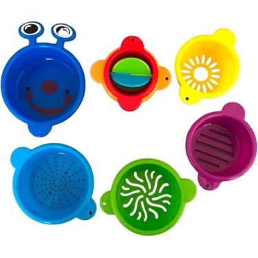 Imagem de Brinquedo Centopeia Encaixável Infantil – 7 Peças Coloridas – Desenvolvimento Motor e Criatividade – Banho e Diversão