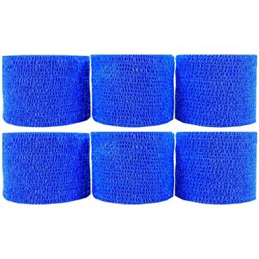 Imagem de Powerflex 2" Stretch Athletic Tape - 6 Rolls, Blue