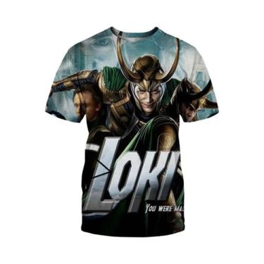 Imagem de Camiseta Masculina De Verão Com Estampa 3D Do Herói Marvel Thor Homem 