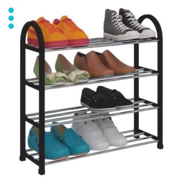 Imagem de Moderna Ideal Sapateira Organizador Compacta 4 Andares Multiuso - KAPB