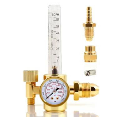 Imagem de Medidor de fluxo de gás de CO2 MIG TIG de argônio para soldagem MIG TIG 0-60CFH CGA580