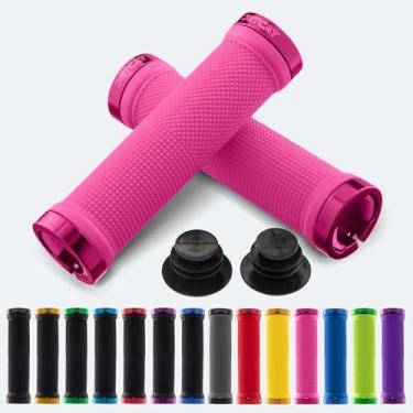 Imagem de JETCAT Pegas de bicicleta, manoplas de guidão de bicicleta, guidão de mountain bike, manoplas MTB, punhos de bicicleta BMX, alça de bicicleta Hrips para ebike/scooter/adulto, pegadores de guidão de