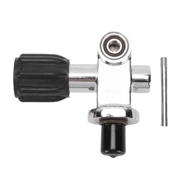 Imagem de Keenso Válvula de Mergulho, Rosca M18x1,5 de Aço Inoxidável Com Conexão de Garfo DIN para Mergulho Com Equipamento de Combate a Incêndio