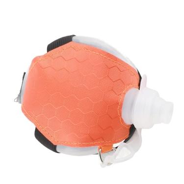 Imagem de Yinhing Garrafa de Pulso Esportiva para Mãos, Solução de Hidratação de Silicone Vestível para Corrida, Academia, Atividades Ao Ar Livre, Design Portátil e Elegante Em Cor Laranja Brilhante (Laranja)