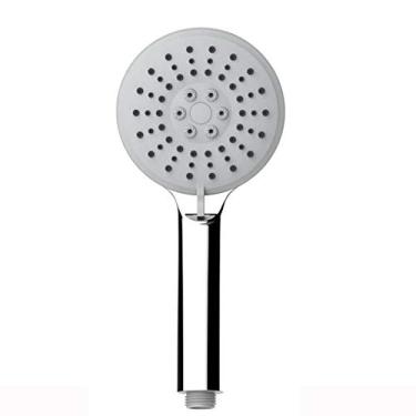 Imagem de Chuveiro portátil com 3 configurações de pulverização massagem spa removível chuveiro de mão cromado