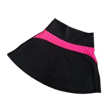 Imagem de Short Saia Academia Beach Tenis Fitness Tapa Bumbum - wm, Rosa, G