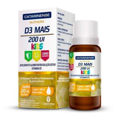 Imagem de Vitamina D3 Mais Kids 200 Ui Catarinense 20ml