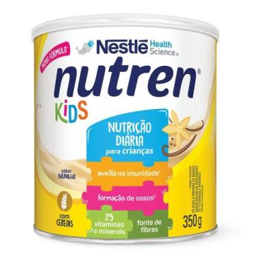 Imagem de Nutren Kids Baunilha Complemento Alimentar Lata 350g - Nestlé