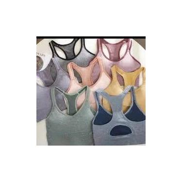 Imagem de Top Cropped Academia Fitnes Nadador bojo removivel esportivo - Mariell