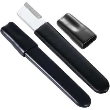 Imagem de 2 peças de aço amolador de ferramentas de jardim, pedra afiadora anti-sding para entusiastas de jardineiros profissionais, ferramentas universais de jardinagem para podador, tesoura de sebes, loppers