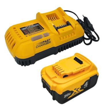 Imagem de Kit Carregador DCB118-BR 127V e Bateria DCB204-B3 Compatível com Ferramentas DeWalt NA232889 N369560