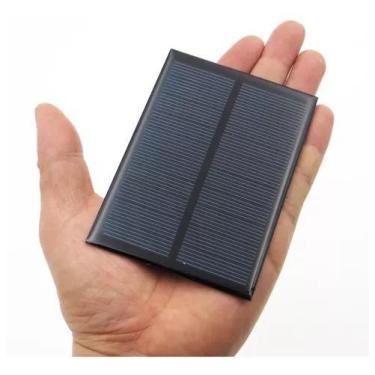 Imagem de Mini Placa Painel Célula Solar Energia Fotovoltaica 5v 1w - BLUTU