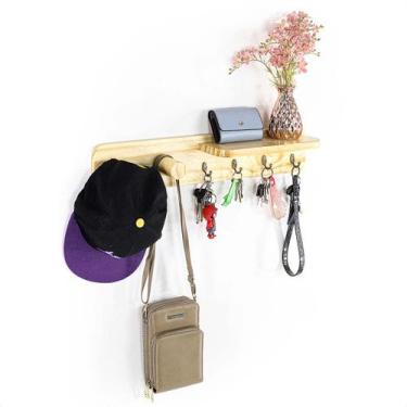 Imagem de Porta Chave Chaveiro Parede Decoração Moderno Prateleira - Beto Moveis
