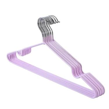 Imagem de Cabide de metal adulto antiderrapante para exibição de roupas para casa cabide de armazenamento de roupas vintage para armário com economia de espaço cabide organizador de pendurar adequado para