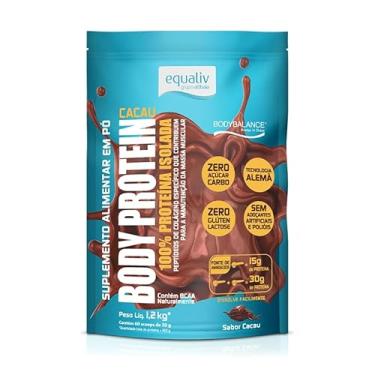 Imagem de Equaliv Body Protein Cacau 1.2kg Pouch – Proteína de Colágeno Hidrolisado – Alta Absorção e Sabor para Treinos e Bem-Estar
