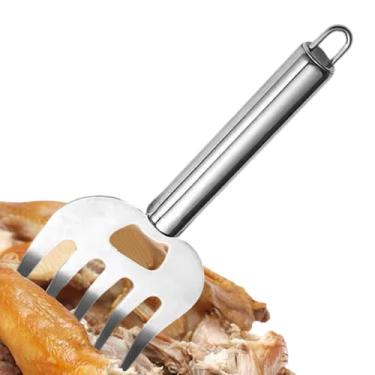 Imagem de Ferramenta Para Desfiar Carne - Garfo De Aço Inoxidável - Garras Para Churrasco E Defumador De Cozinha | Para Churrasco, Cozinhar Carne De, Restaurante, Frango, Chefe, Marido, Pai, Pai