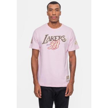 Imagem de Camiseta Mitchell & Ness NBA Sugar Bacon Los Angeles Lakers Masculino-Masculino