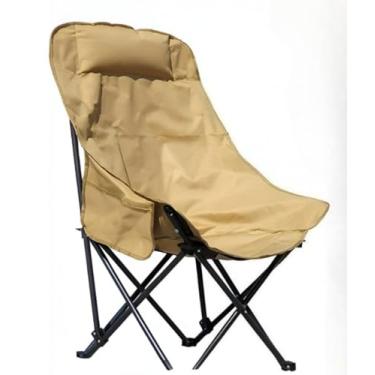 Imagem de Cadeira Dobrável de Camping com Estrutura Reforçada e Tecido Oxford - Portátil, Durável e Versátil para Uso ao Ar Livre