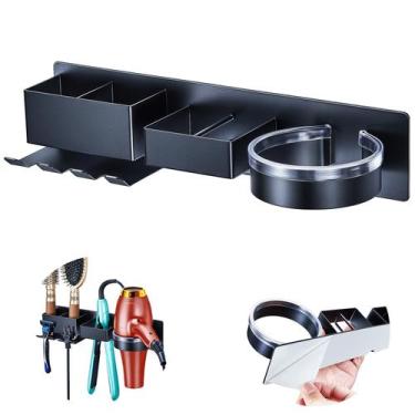 Imagem de Suporte para ferramentas de cabelo Oukimly Wall Mount Metal Organizer 