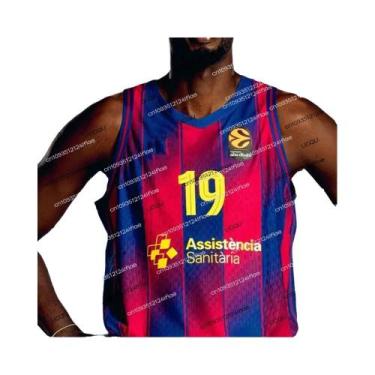 Imagem de Camiseta De Basquete Barcelona Para Adultos, Rápido Secagem, Vestuário