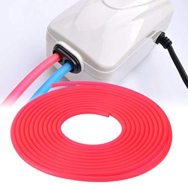 Imagem de SPYMINNPOO Tubo Macio do Silicone da Mangueira do Oxigênio Aquário de 5m para o Tanque de Peixes, Tubo Flexível da Bomba de Ar para Tanques de Peixes Coloridos, Seguro para (Vermelho)