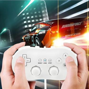 Imagem de Controlador clássico com fio para controle remoto Nintendo Wii/Wii U -