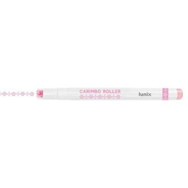 Imagem de Carimbo Roller Lunix TILIBRA Colorido, Rosa, Flor