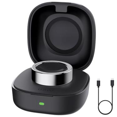 Imagem de Compatível com Oura Ring Gen3 - Carregador sem fio Smart Ring tamanho 6, base de carregamento portátil de viagem de 600 mAh