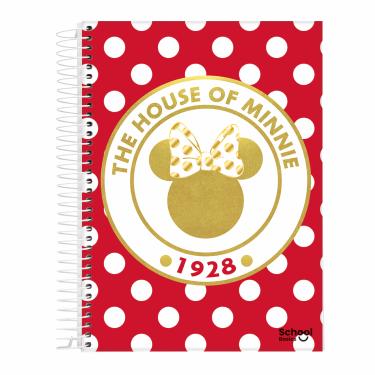 Imagem de Caderno Universitário Minnie School Basics 10 Matérias 160 Folhas Jandaia Capa Decorada