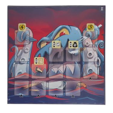 Imagem de Captain Flip: In the Jaws of the Kraken (Expansão) Jogo de Tabuleiro Across The Board