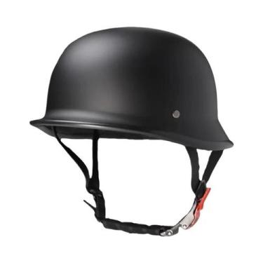 Imagem de Capacete Vintage Alemão Estilo Japonês Retro Para Motocicleta Com Ócul