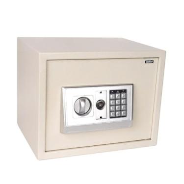 Imagem de COFRE EM AÇO ELETRÔNICO COM SENHA TECLADO DIGITAL E CHAVE SB20 (SB50)