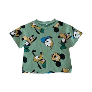 Imagem de Camiseta Casual De Verão Para Menina Com Estampa De Desenho Animado, M