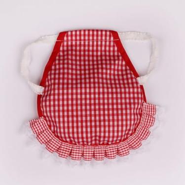 Imagem de Avental de frango à prova d'água, fantasia de sela de frango para galinhas, asa protetora de aves, fixador de penas nas costas, xadrez vermelho