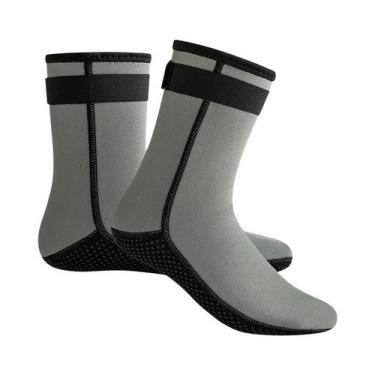 Imagem de Meias De Neoprene De Corte Alto Para Natação, Mergulho, Surf, Snorkeli