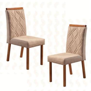Imagem de Cadeiras para Mesa de Jantar Estofada - Veneza - Art Salas