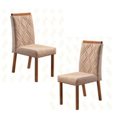 Imagem de Cadeiras para Mesa de Jantar Estofada - Zurique - Art Salas