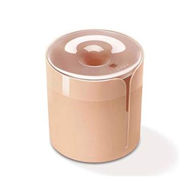 Imagem de HHHJQFAAT Suporte de papel higiênico montado na parede capa redonda caixa de lenços guardanapo dispensador de toalha recipiente impermeável para banheiro, carro, escritório (cor: preto) (E)