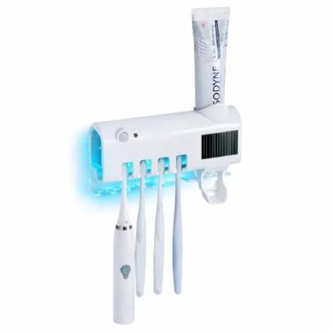 Imagem de Porta Escova de Dentes Suporte de Pasta Automático e Esterilizador Uv