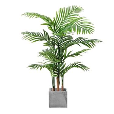 Imagem de Plantas falsas, planta artificial, simulação de plantas, decoração de plantas verdes falsas, ornamentos em vasos, sala de estar, árvore artificial, bonsai, plantas artificiais para uso interno, A-120